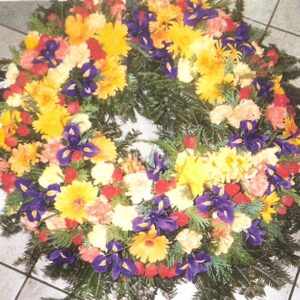 Trauerkranz Biedermaier Katalog Nr.38